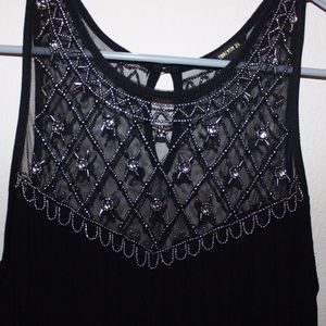 Black Beaded Sundress